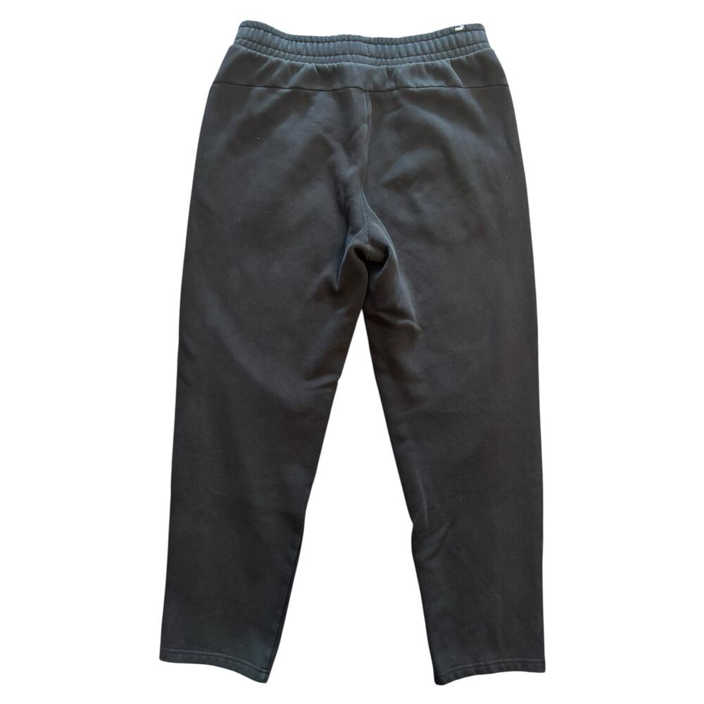 PUMA STRAIGHT LEG BLACK SWEATPANTS SIZE MEDIUM - Picture 5 of 7